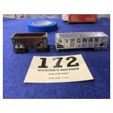 2 HO Hopper Cars , one is Virginian 2106