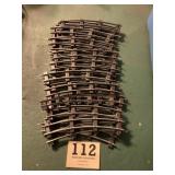 American flyer curved track lot of 30