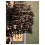 American flyer curved track a lot of 40 pieces