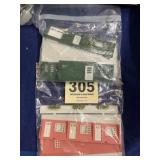 Plasticville  greenhouse in pink apartments