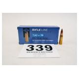 PPU 7.62X39 FMJ 123GR 1 BOX(20 RNDS)