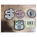Vintage Baseball patches from Williamsport Pa