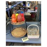 2-tier Stand , Pool-side serving Glasses and more