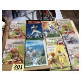 Vintage High School Football programs from