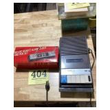 Vintage Cassette Recorder & CompuChron Clock &