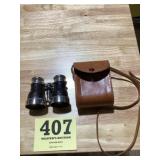 Vintage Binoculars with Case made in Japan