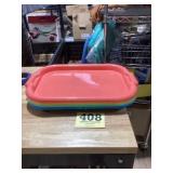 Lot of 12 Unused Plastic Serving Trays some