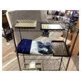 Lot of household items, picture, frames shelf,