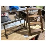 Old general store, paper holder and a wooden