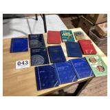 Coin, books and coin holders lot