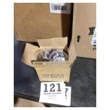 Box of Vintage Glass Bale-top Canning jar lids