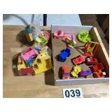 Large lot of Fisher-Price little people, toys