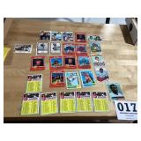 Lot of football sports trading cards these are