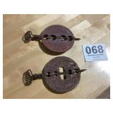 Two Griswold stove pipe dampers 6"