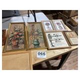 Lot of household wall hanging items