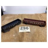 Lionel number 6012 and Wabash number 16 309