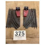 Three rail right and left hand, electric switches