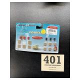 HO scale train layout, scenery forklift, and