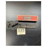 Lionel remote control track with switch and box