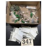 Train accessories, billboards railroad, crossing