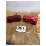 Lionel cabooseï¿½s number 6357 and 6257 two times