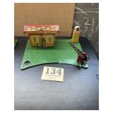 Marx Glendale train depot crossing