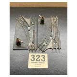 Marx left and right handed switch track