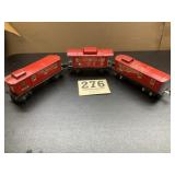 Lionel 2682 & 1682 &2657 Train cars