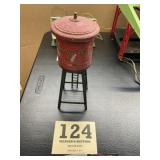 American flyer lines, vintage metal water tower