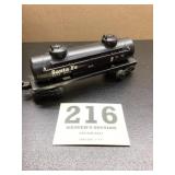 Lionel Santa Fe ATSF 16104 tanker car