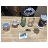 Miscellaneous mugs lot. Orange County choppers,
