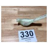 Fenton Bird figure hand painted. Looks to be a