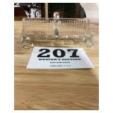 Clear Glass Butter dish