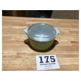 Vintage Pyrex casserole dish with glass lid