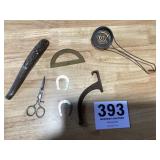 Lots of old metal items used around the house