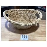 Nice wicker, laundry basket