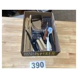 Lots of kitchen utensils