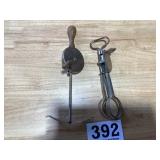 Two antique hand, mixers for you in the kitchen