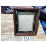 Antique deep wall wooden picture frame with very