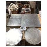 Metal tray lot
