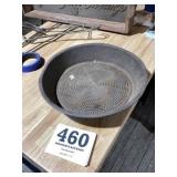 Vintage Galvanized Strainer Pan