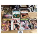 Vintage a lot of gentleman magazines