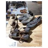 Vintage Ice Skates & Baseball Cleats
