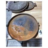 Cast Iron Round Griddle with Handle