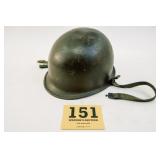 VIETNAM ERA US M1 HELMET WITH LINER AND COVER