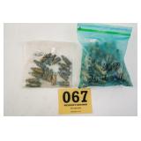 2 MIXED BAGS OF 25 WSSM BRASS