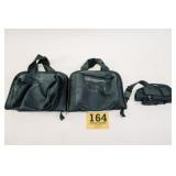 2 BLACK BAGS AND 1 HOLSTER