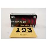 FEDERAL 38 SPECIAL 158GR 1 BOX(50 RNDS)