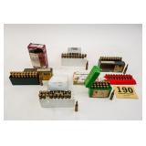 MIXED LOT OF 243WIN RELOADED AMMO (APPROX 100RDS)