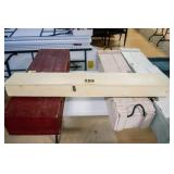 WHITE WOODEN RIFLE CRATE